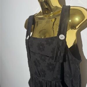 Elegant Black Floral Jumpsuit